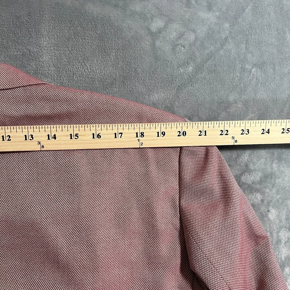 Alan Flusser Pink Blazer Mens XL 46 Lined Suit Jacket Sport Coat Floral